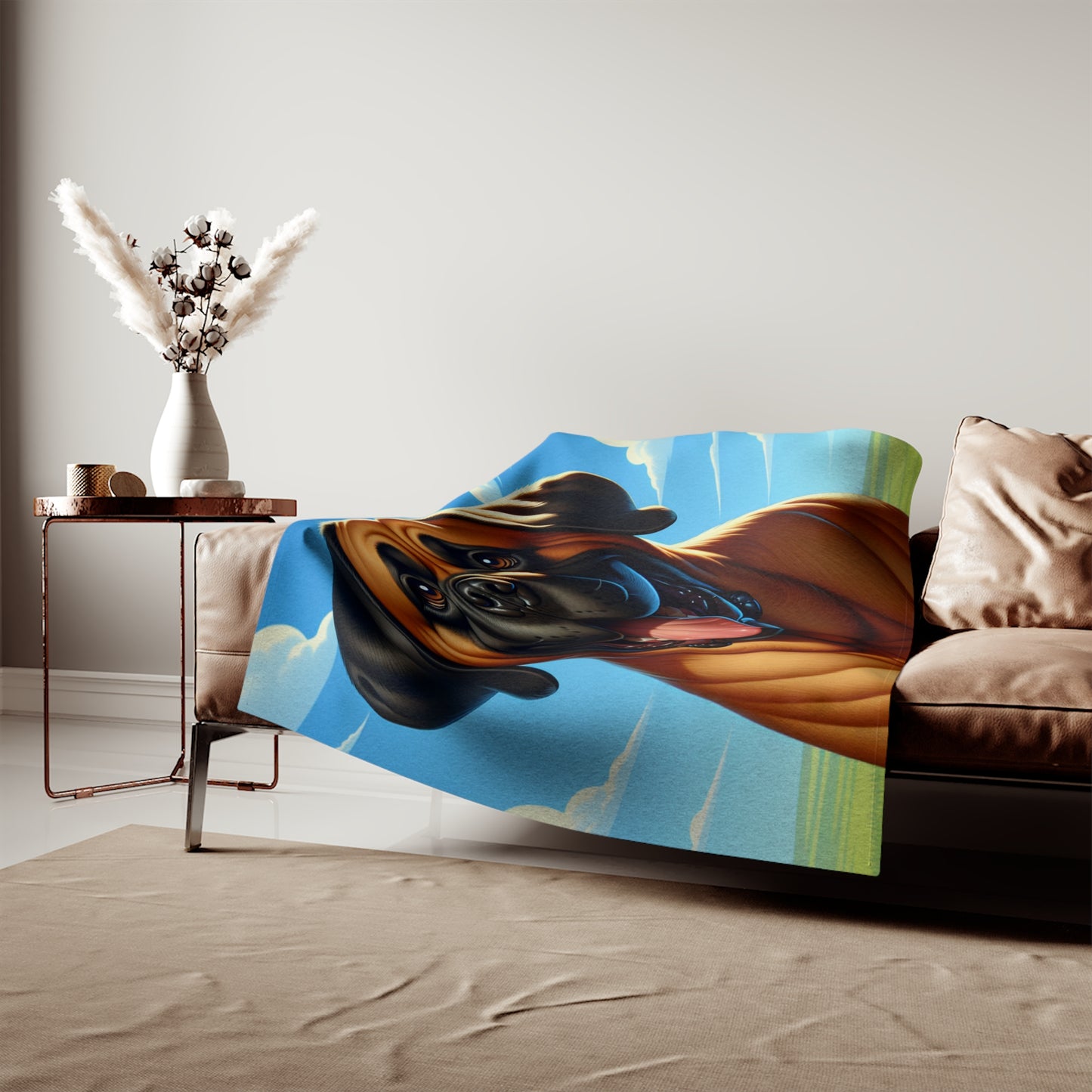 Mastiff Sweatshirt Blanket
