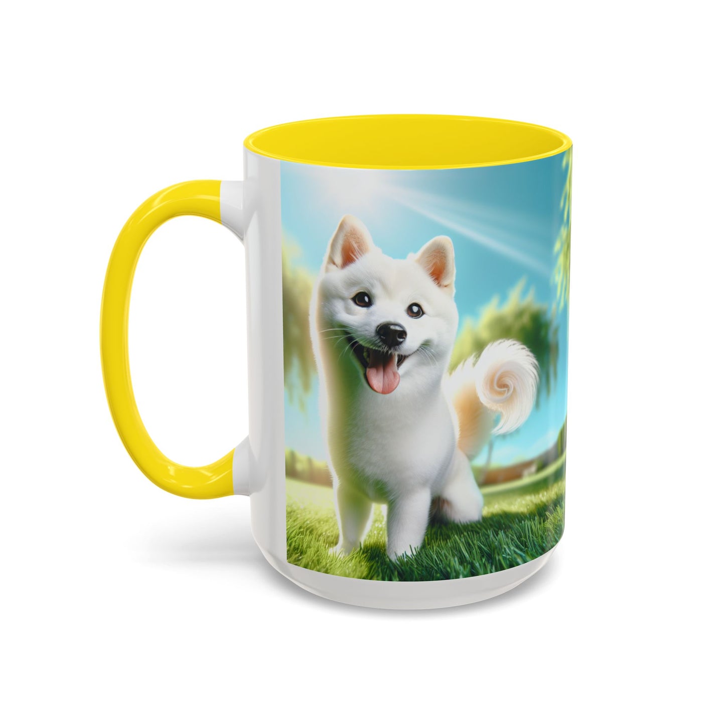 Mug Kishu Ken Accent Coffee - Cadeau idéal pour les amoureux des chiens