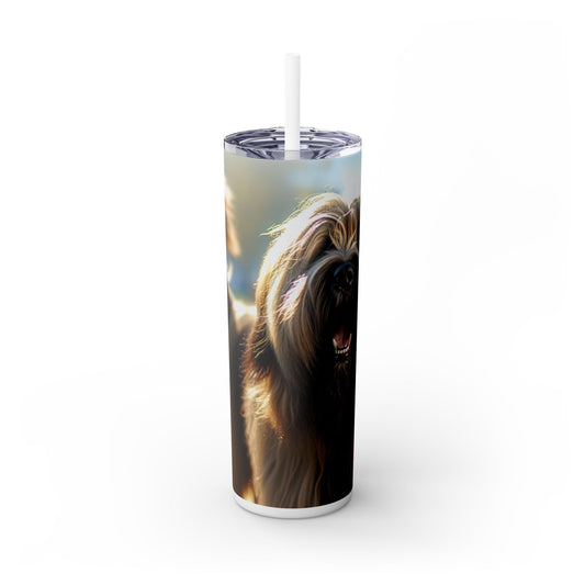Briard Tumbler with Straw, 20oz