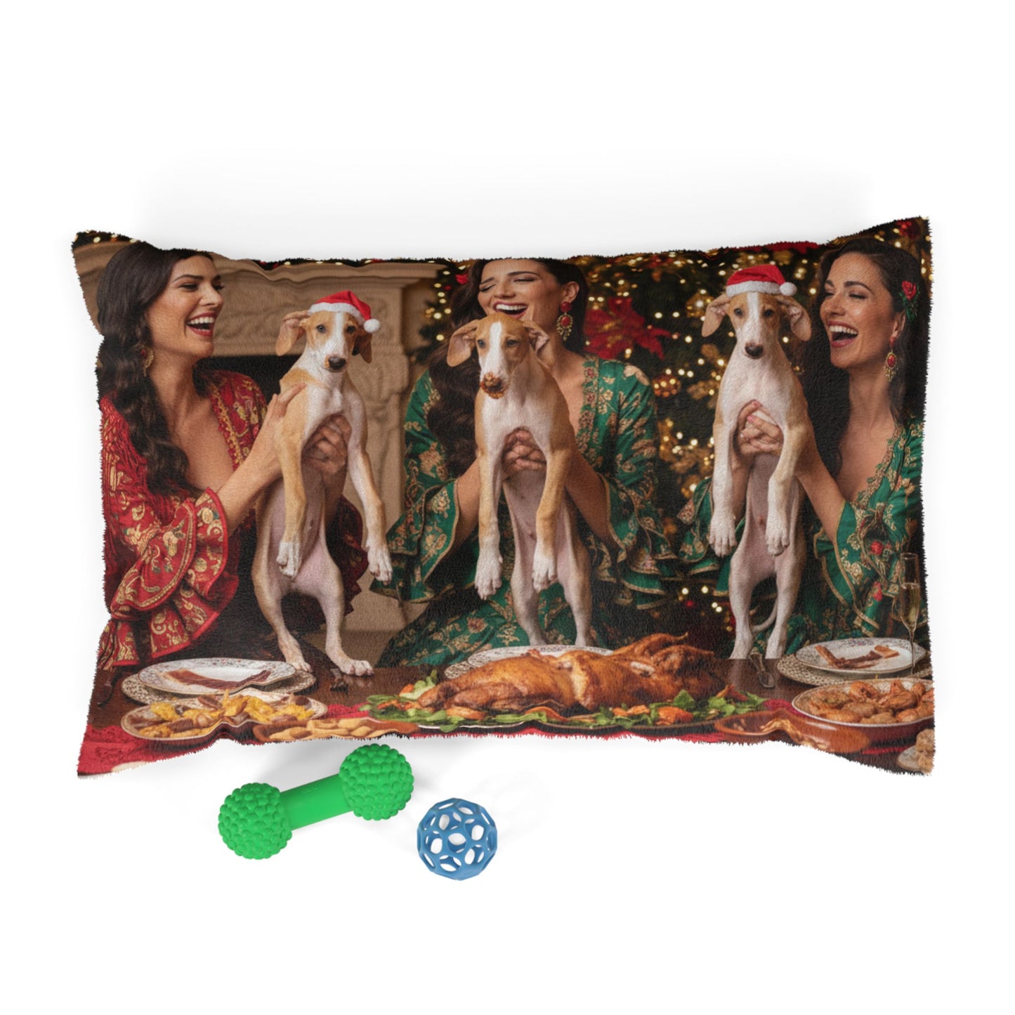 Spanish Holiday Feast Pet Bed