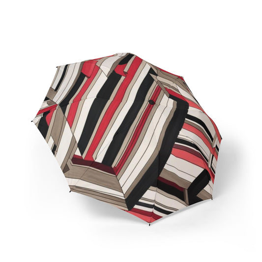 Optical Illusion Semi-Automatic Foldable Umbrella