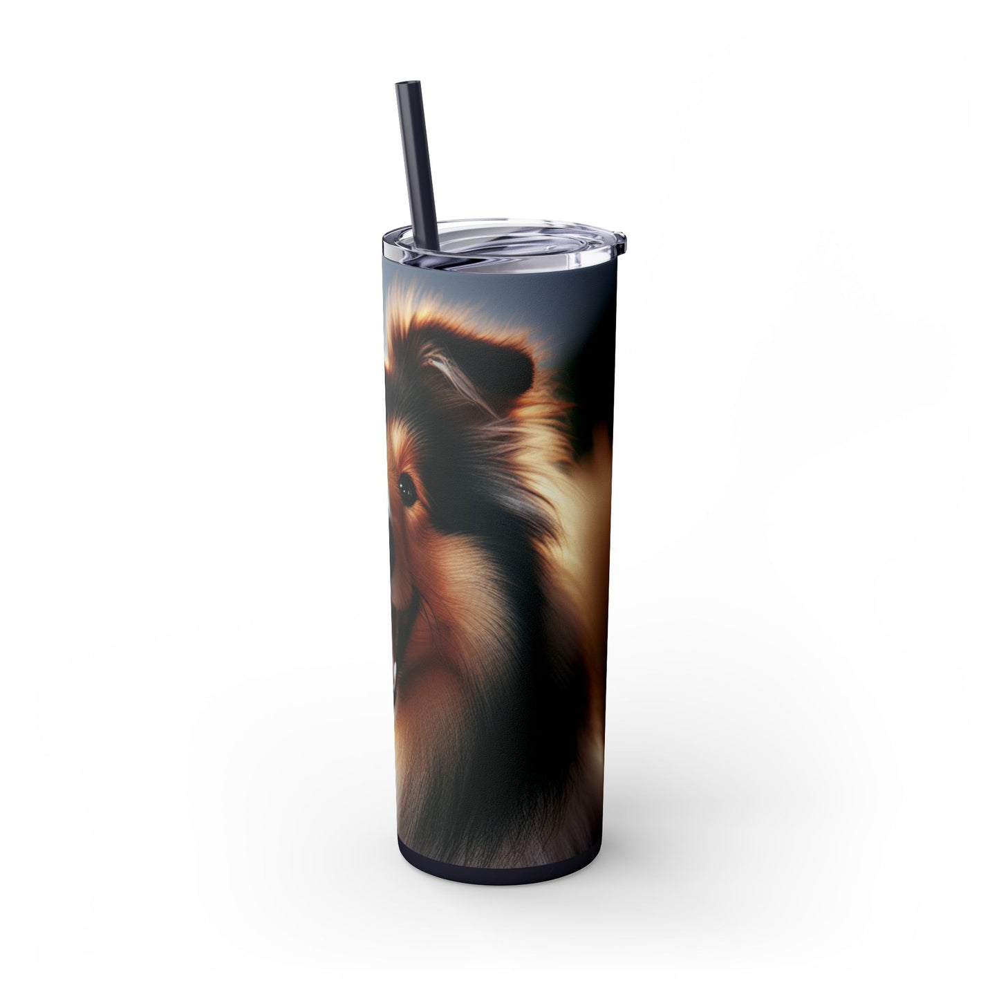 Vaso Collie con pajita, 20 oz