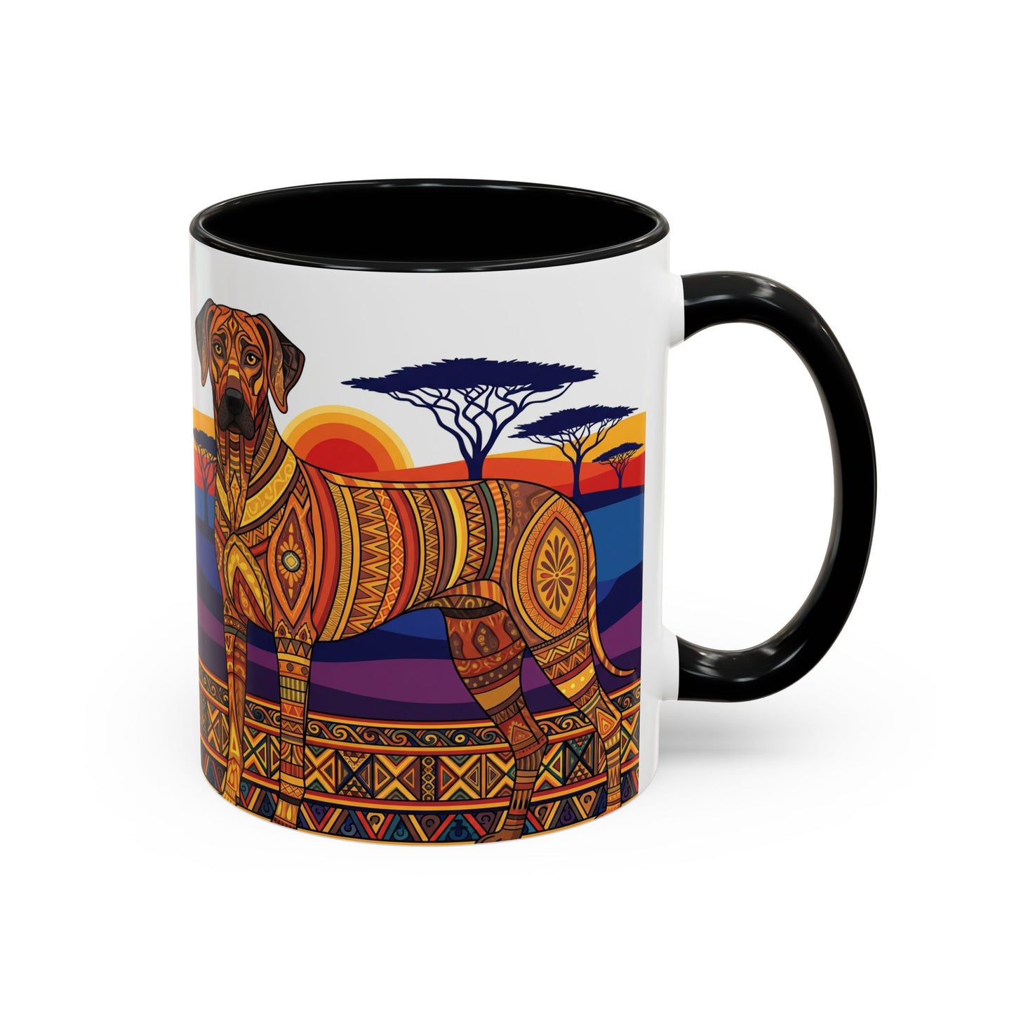 Taza de café con diseño de Rhodesian Ridgeback: el regalo perfecto para los amantes de los perros.