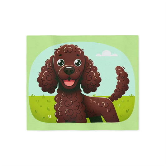 Irish Water Spaniel Sweatshirt Blanket