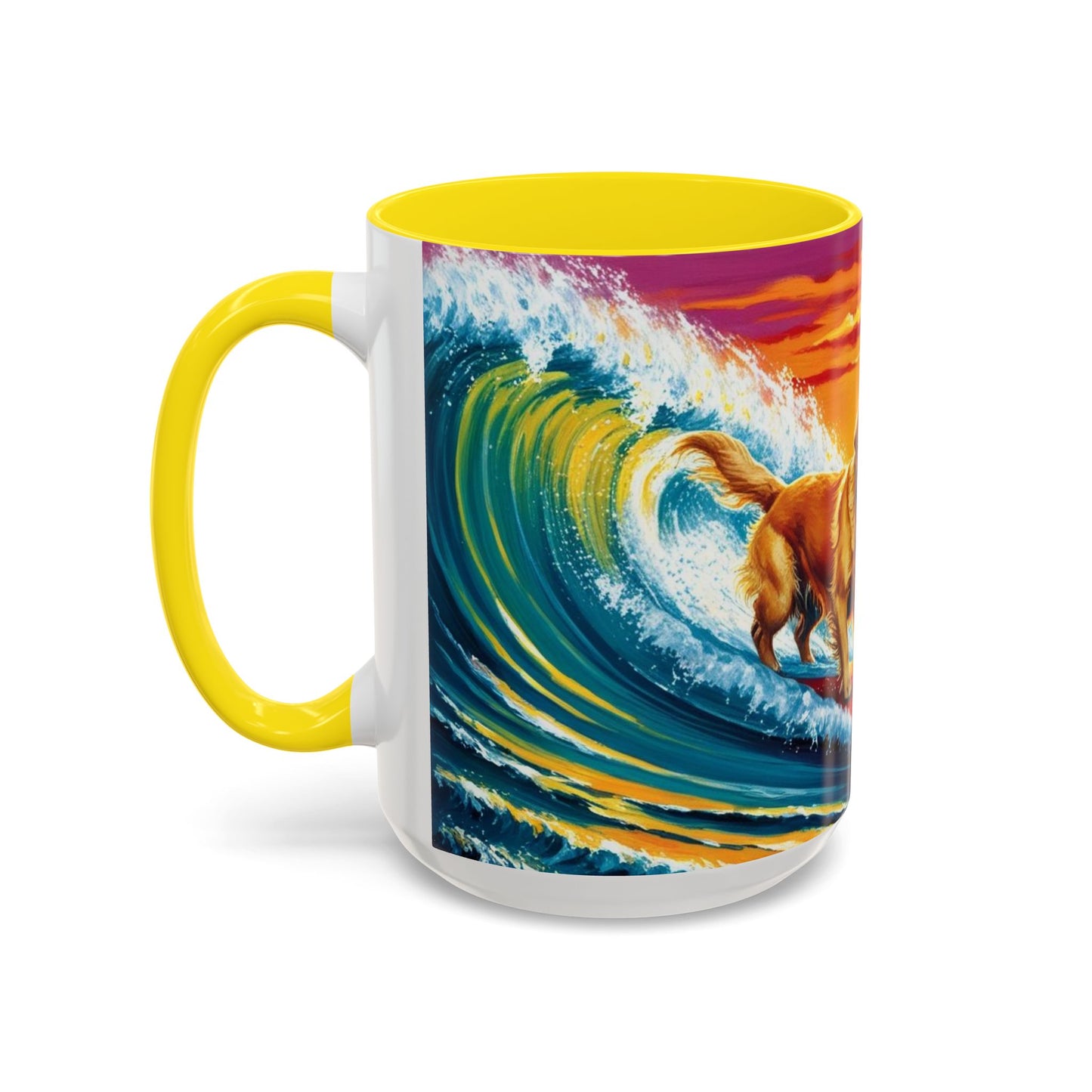 Taza de café con detalles de Surf Dogs: el regalo perfecto para los amantes de los perros
