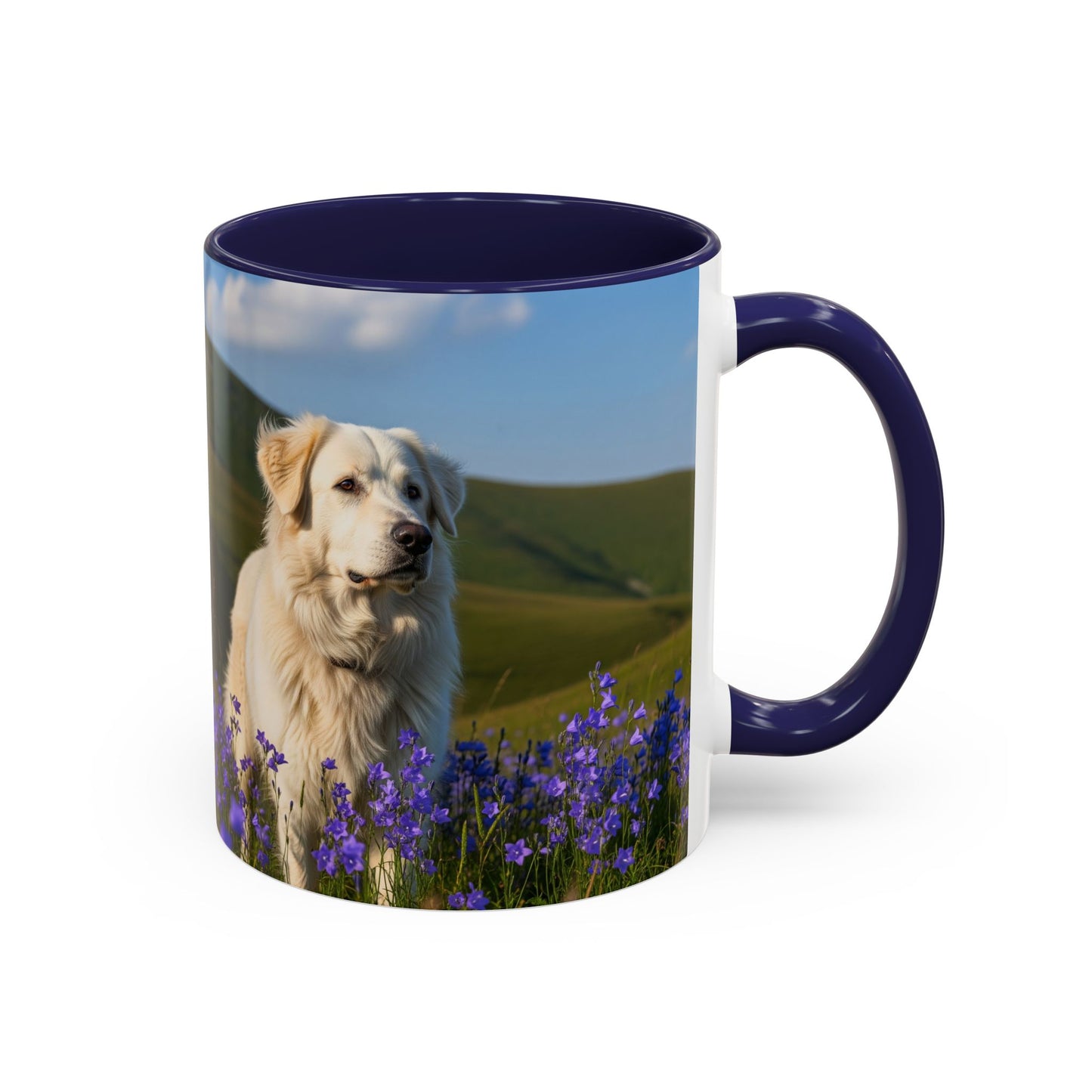 Mug à café avec motif Berger des Carpates roumain - Cadeau idéal pour les amoureux des chiens