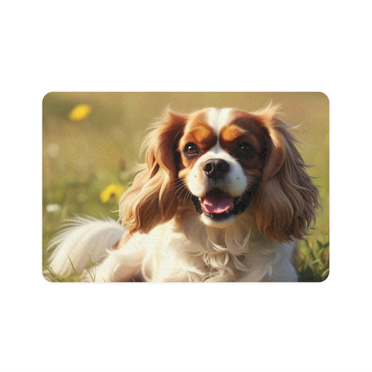 Pet Food Mat (12x18) - Cavalier King Charles Spaniel