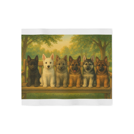 German Shepherd puppies Sweatshirt Blanket