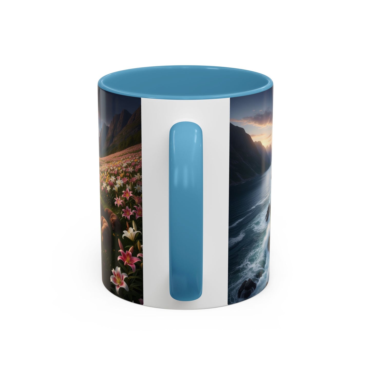 Chocolate Labrador Retriever Accent Mug – Ceramic Coffee Cup