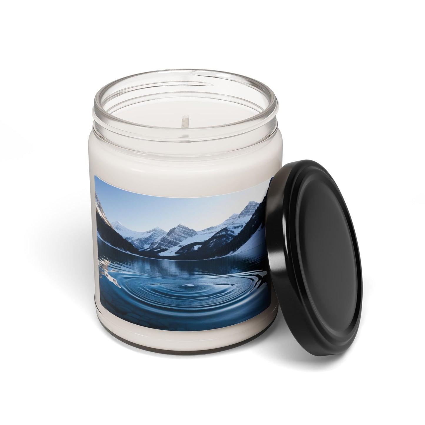 Ripple in a Snowy Mountain Lake- Scented Soy Candle, 9oz