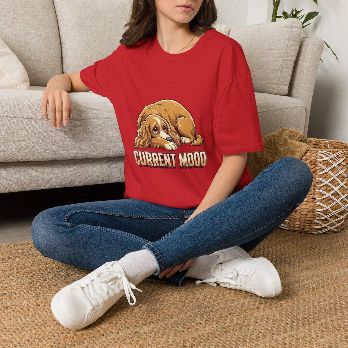 Cocker Spaniel Current Mood Tee Shirt