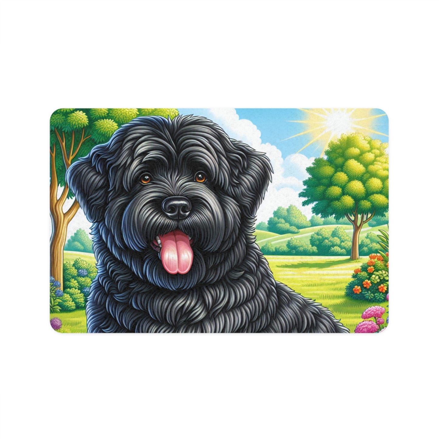 Pet Food Mat (12x18) - Bouvier des Flandres