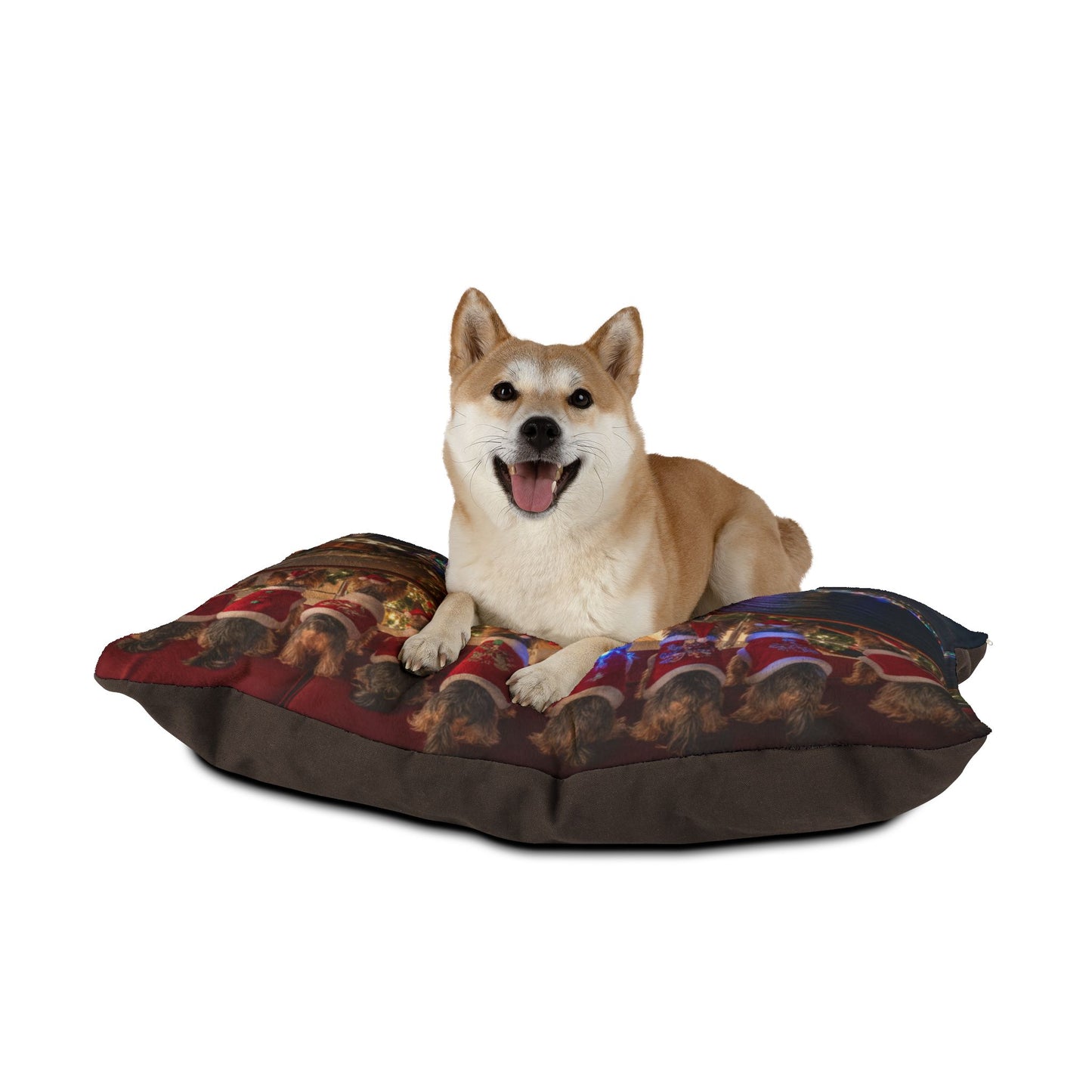 Holiday Boat Parade Pet Bed
