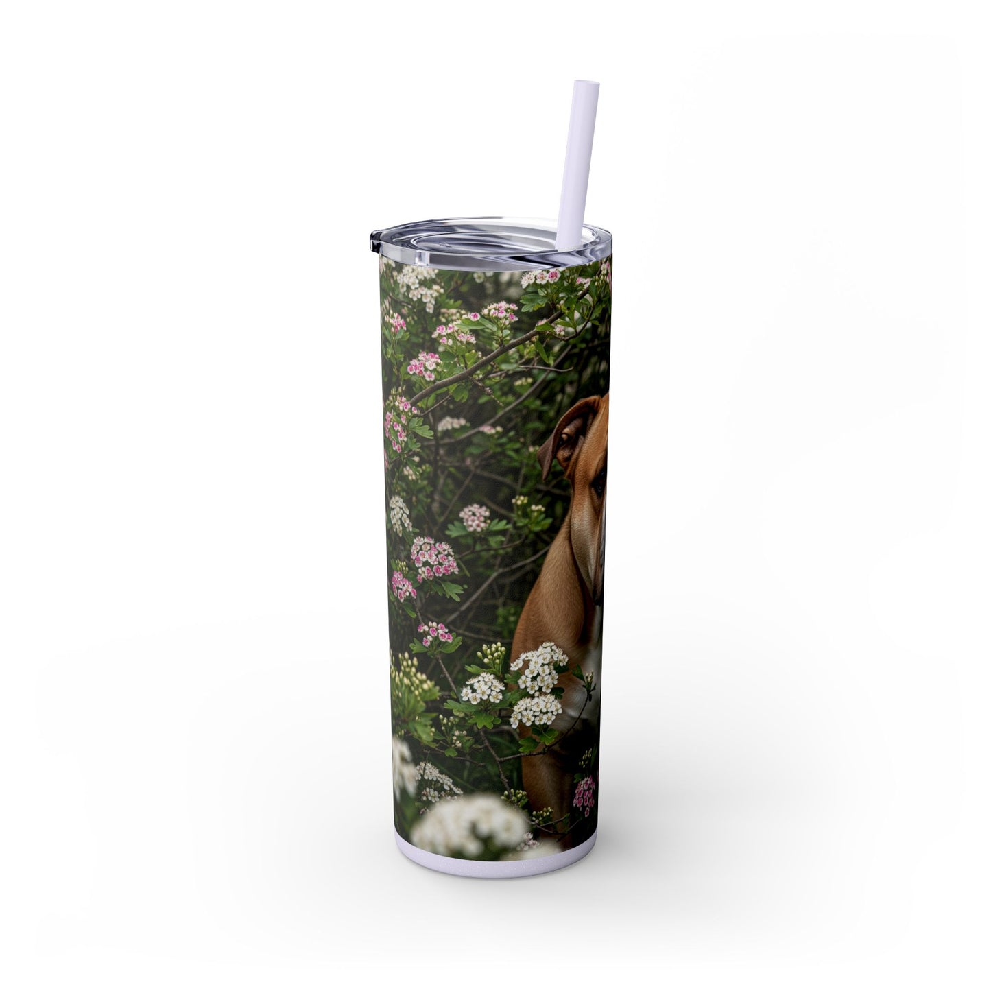 Olde English Bulldogge Tumbler with Straw, 20oz