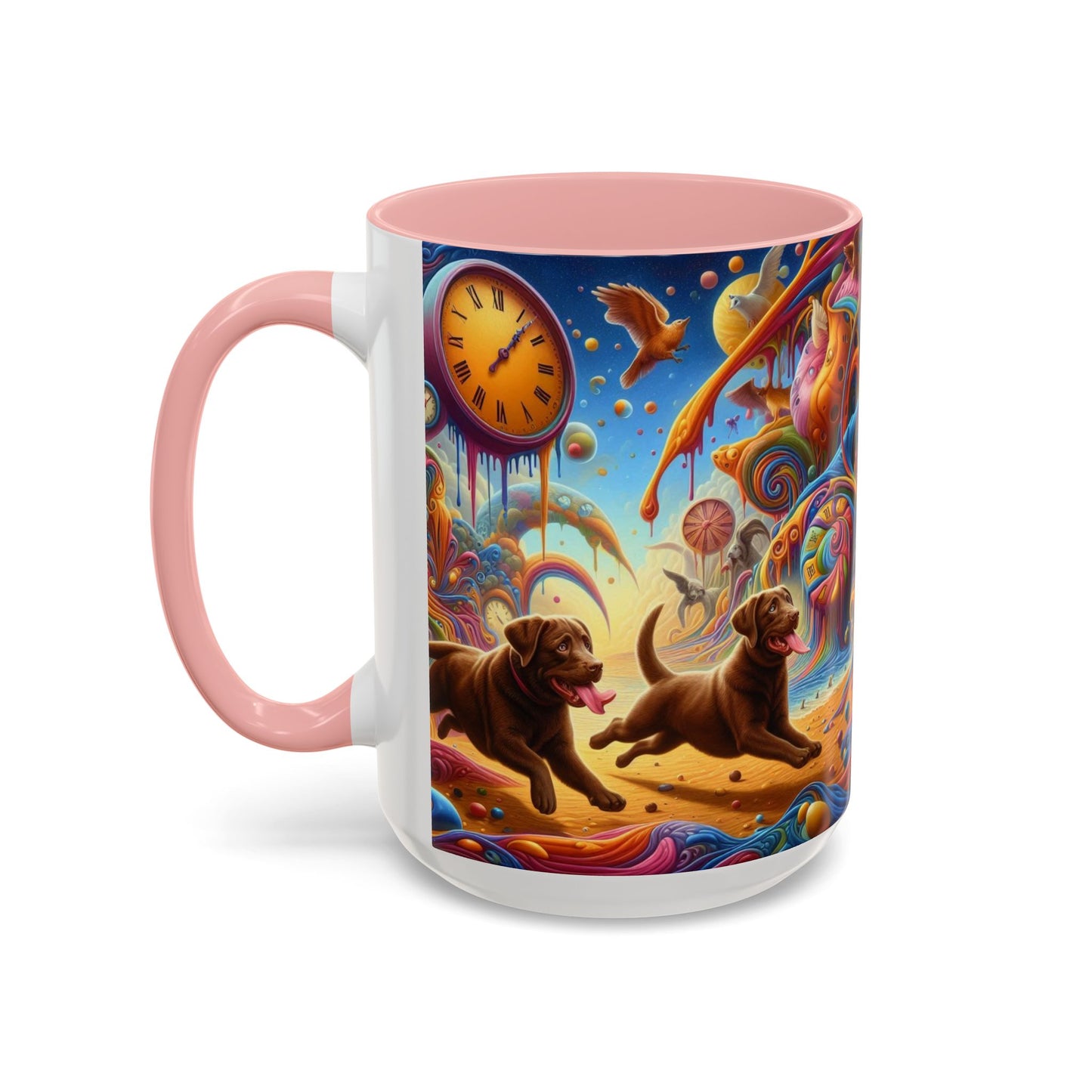 Chocolate Labrador Accent Coffee Mug - Perfect Gift for Dog Lovers