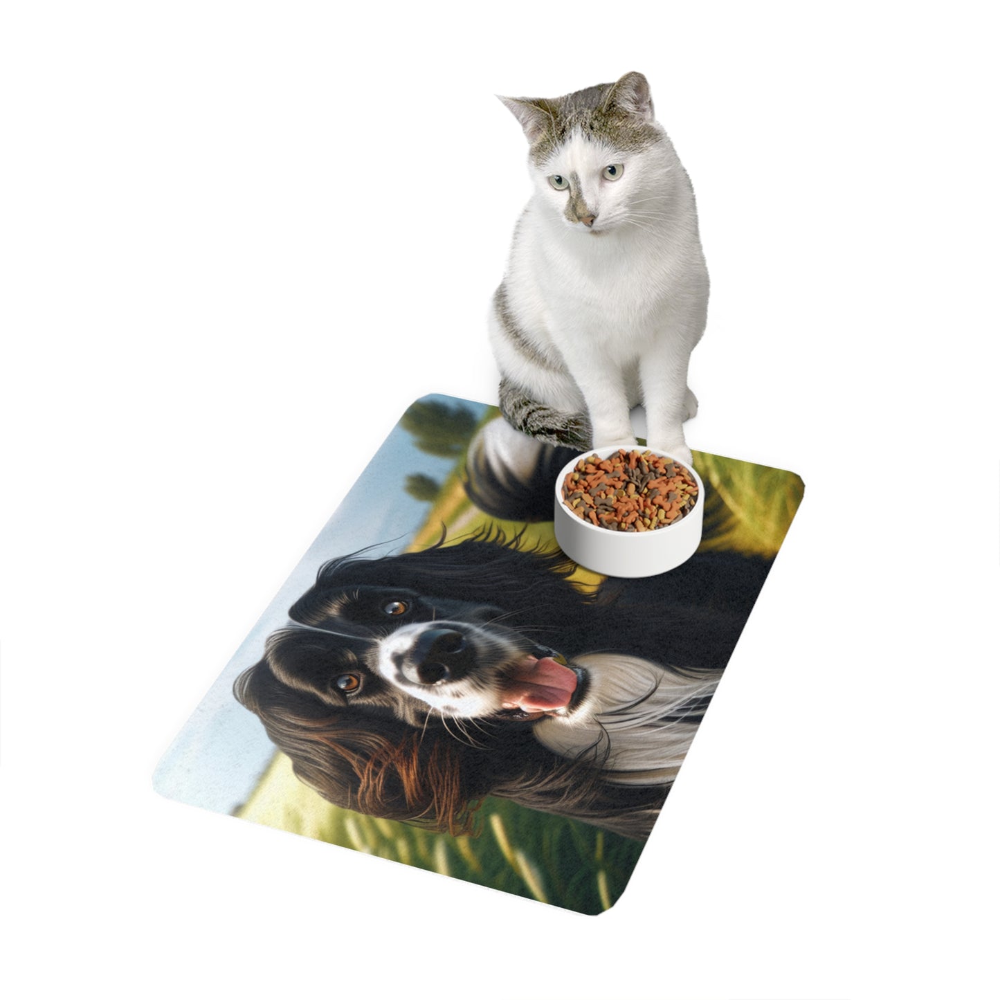 Pet Food Mat (12x18) - Large Munsterlander