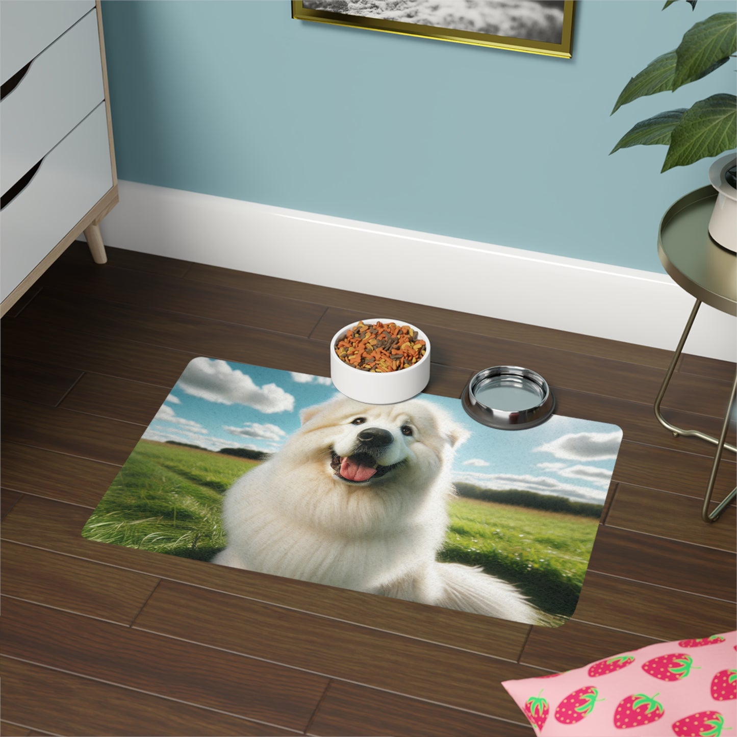 Pet Food Mat (12x18) - Maremma Sheepdog