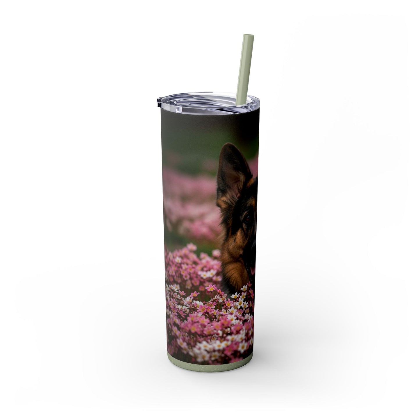 German Shepherd Tumbler with Straw, 20oz