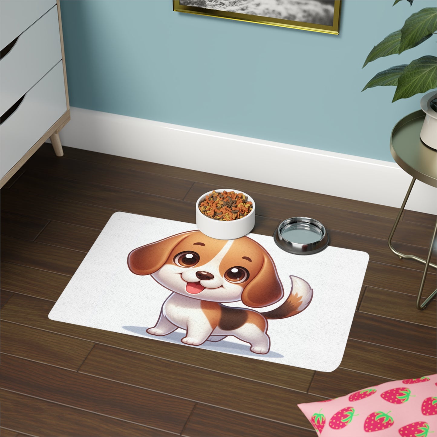 Pet Food Mat (12x18) - Beagle