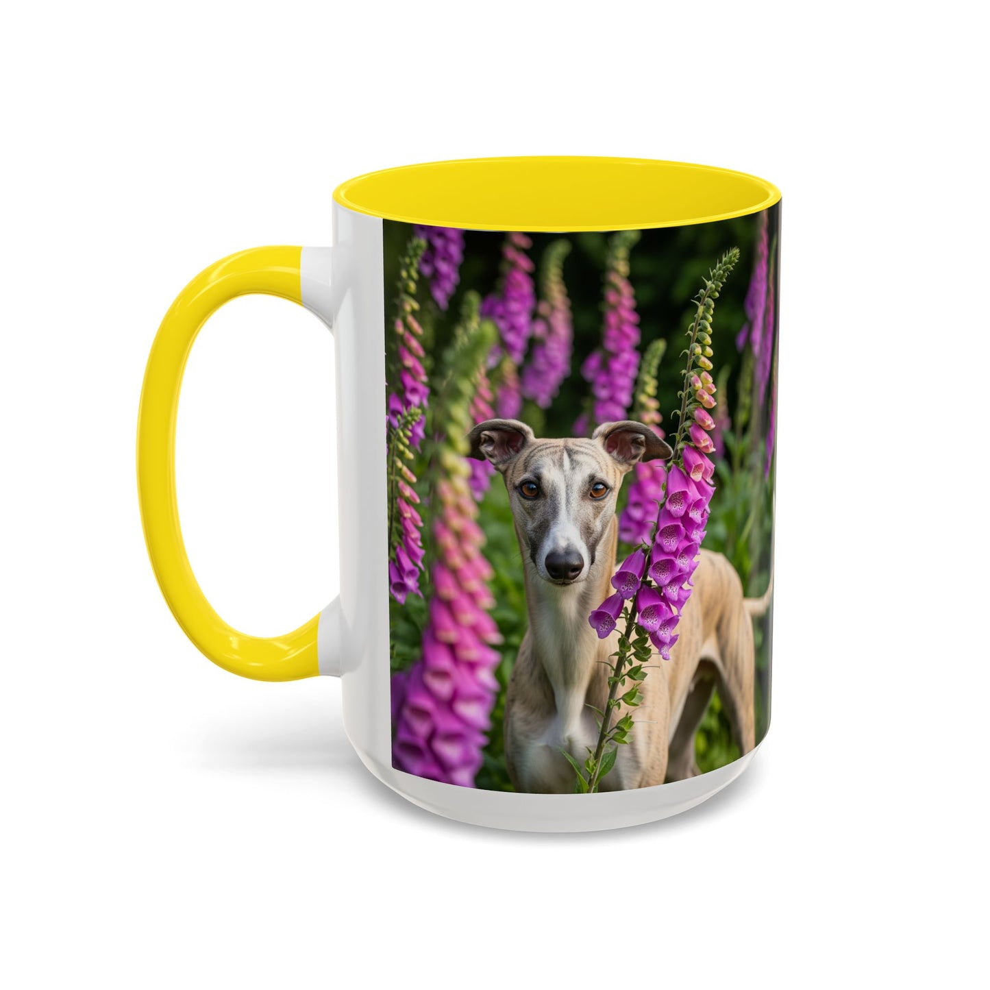 Whippet Accent Coffee Mug - Perfect Gift for Dog Lovers