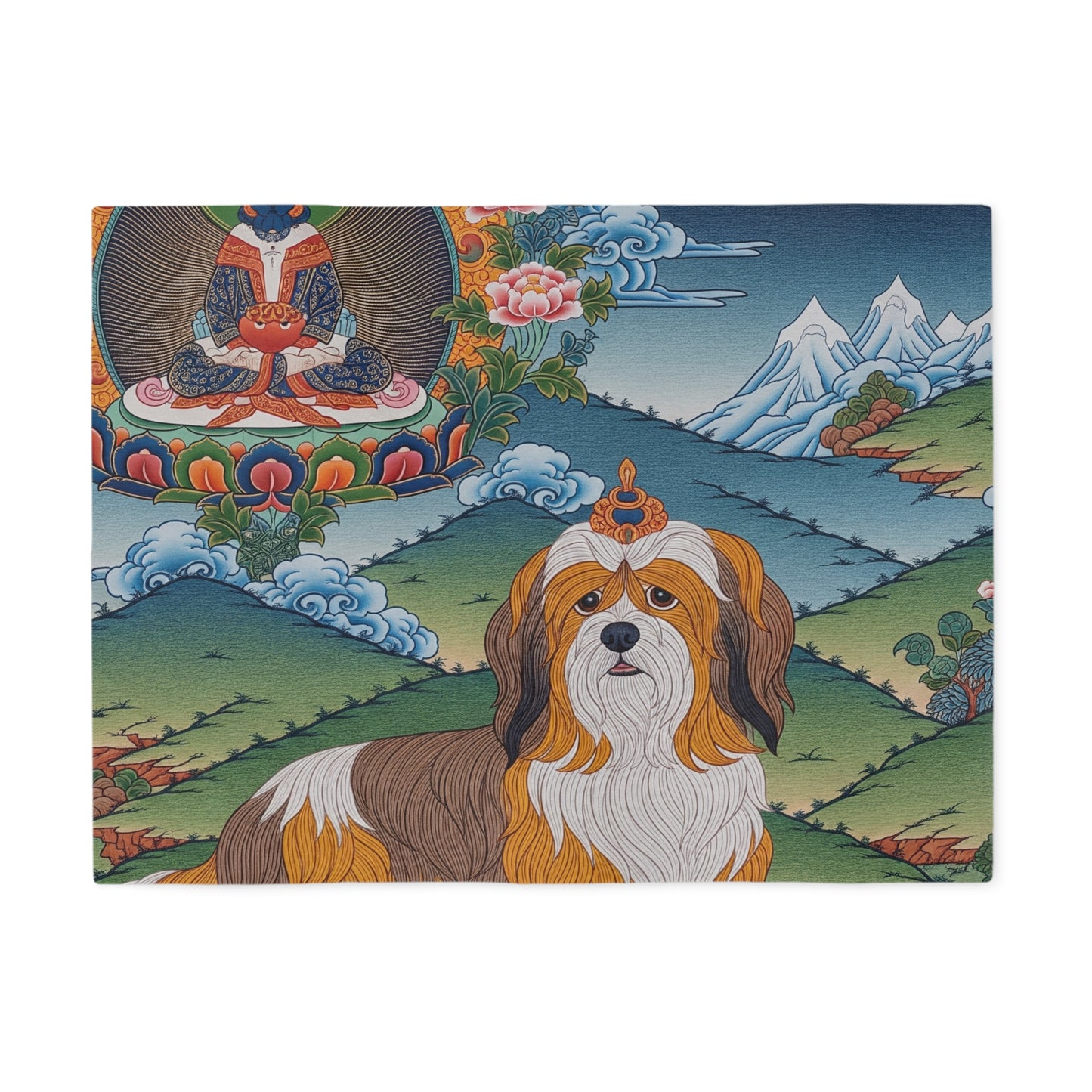 Lhasa Apso Sweatshirt Blanket