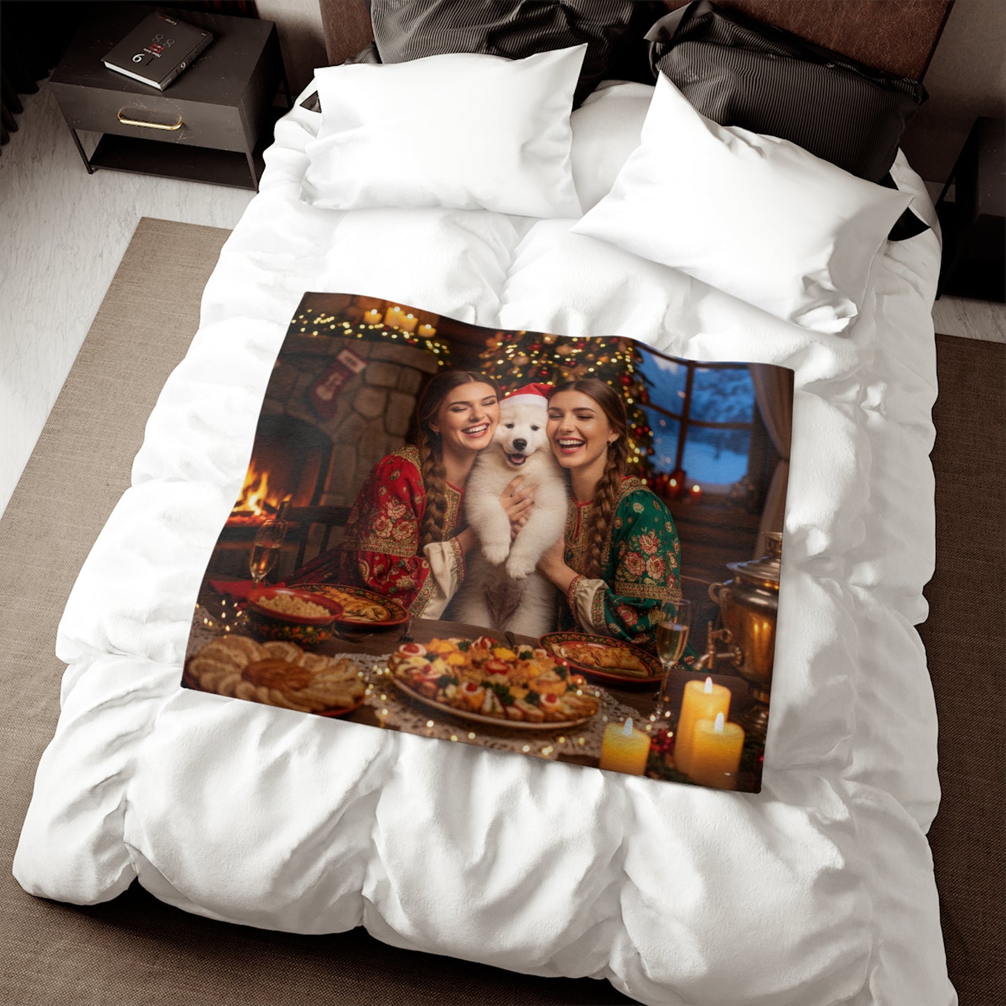 Russian Holiday Feast Blanket