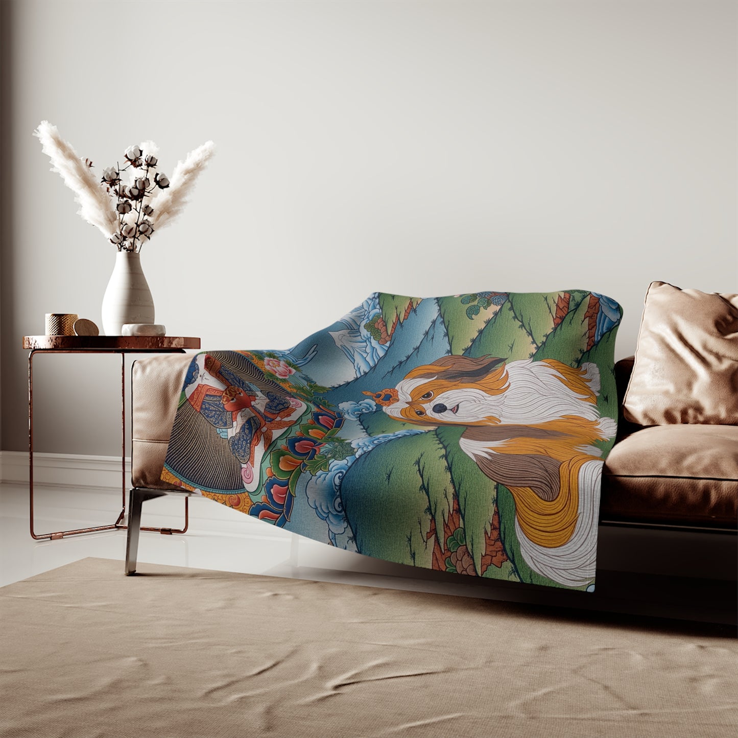 Lhasa Apso Sweatshirt Blanket