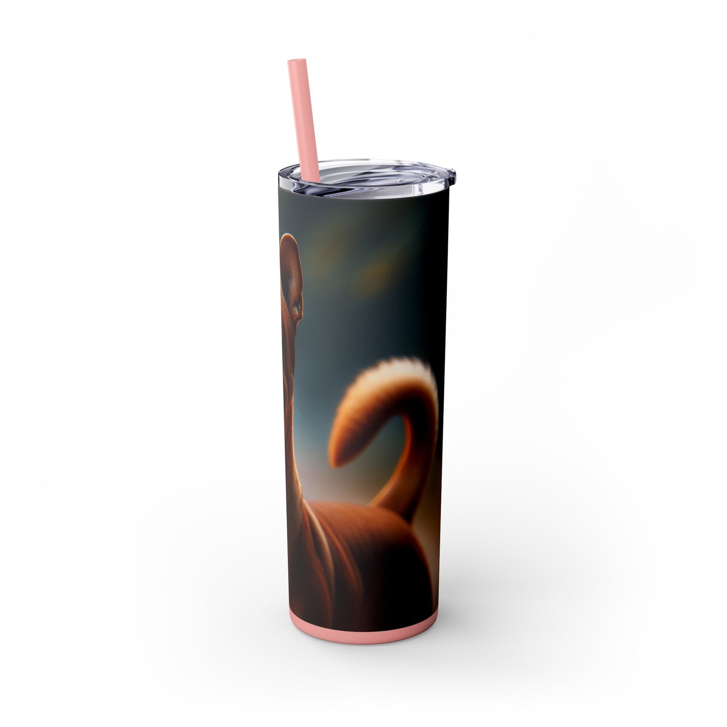 Gobelet isotherme de Chongqing (Chine) avec paille, 590 ml (20 oz).