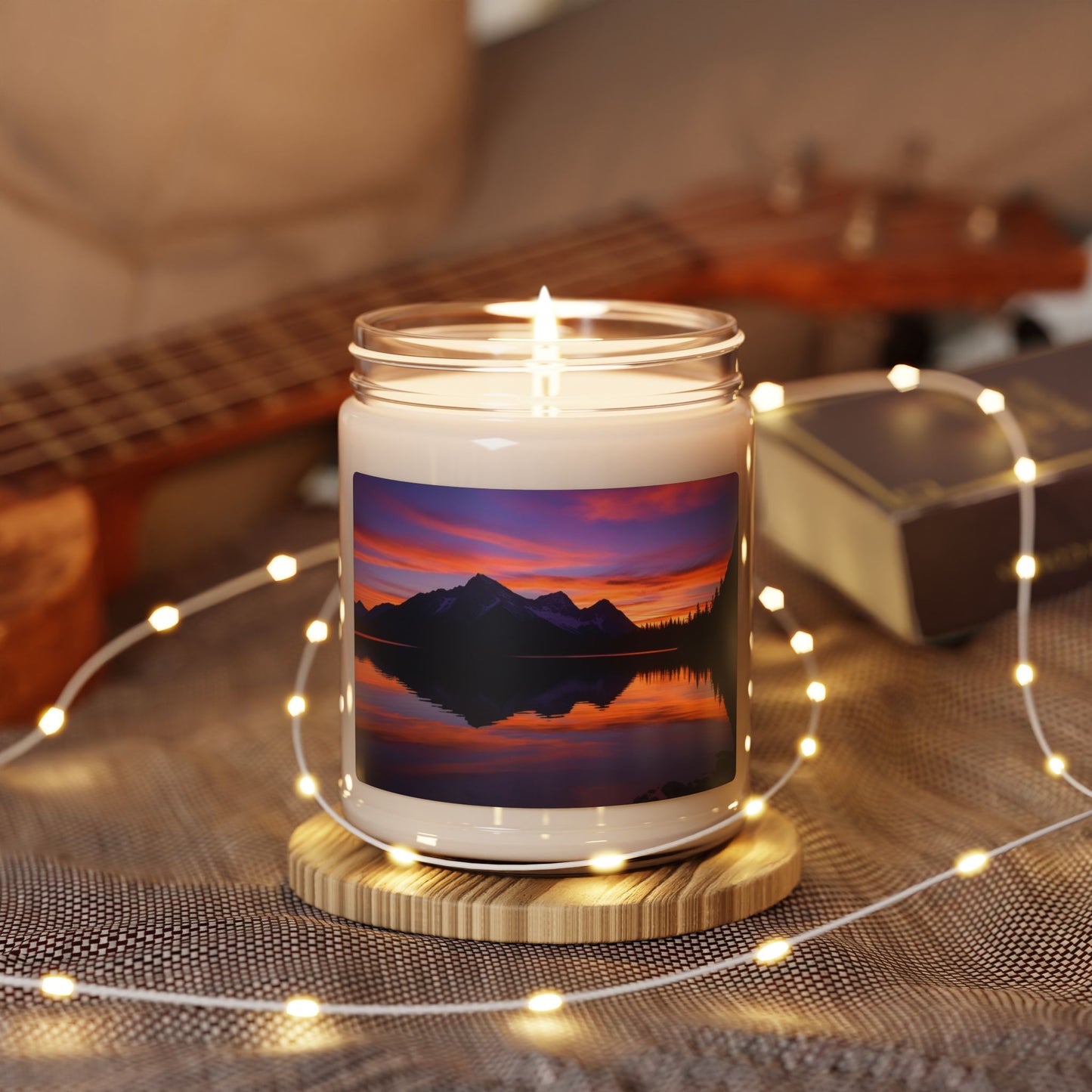 Mountain Lake Sunset- Scented Soy Candle, 9oz