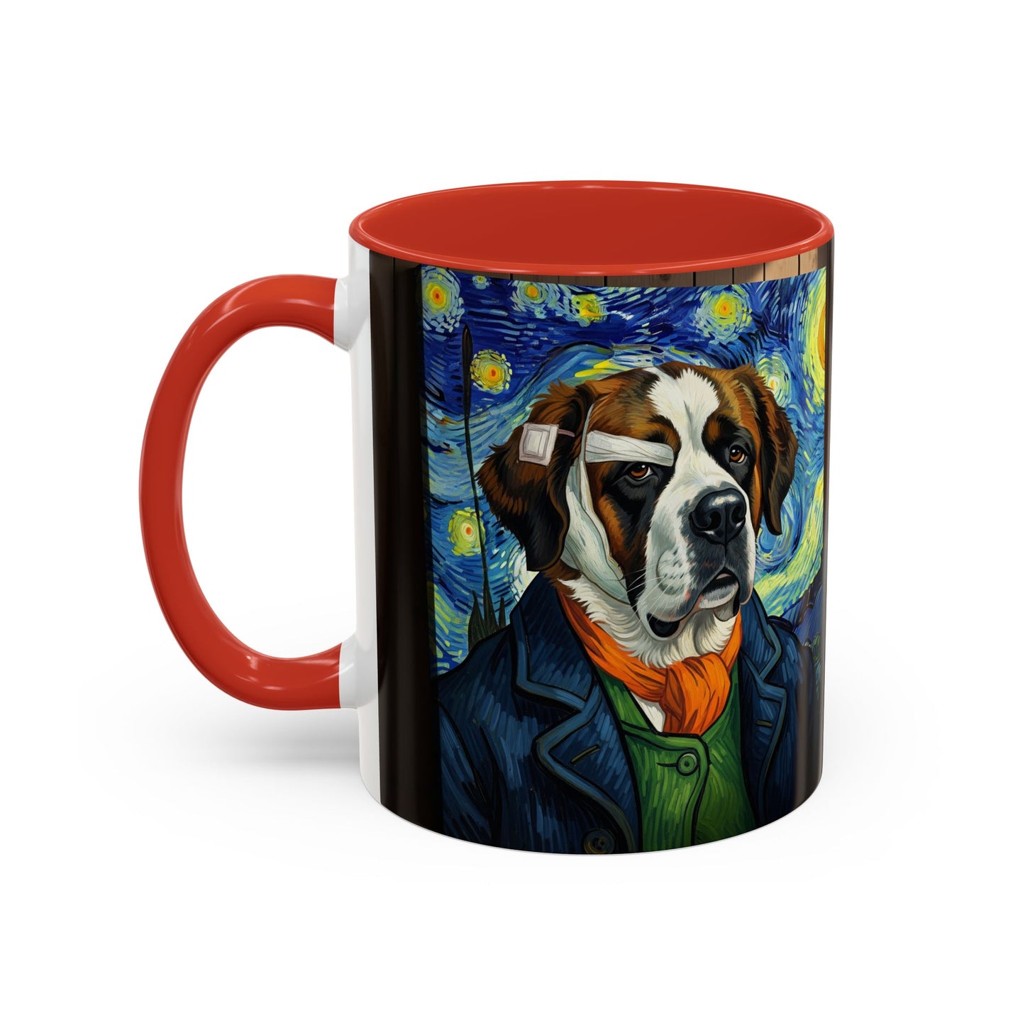 Saint Bernard Accent Coffee Mug - Perfect Gift for Dog Lovers