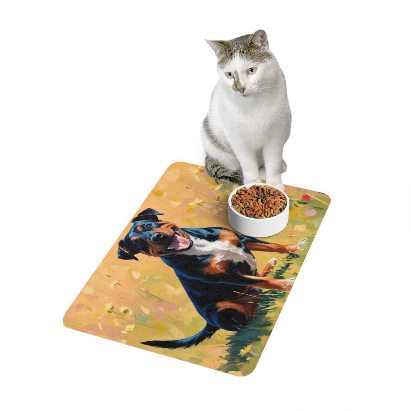 Pet Food Mat (12x18) - American Staffordshire Terrier