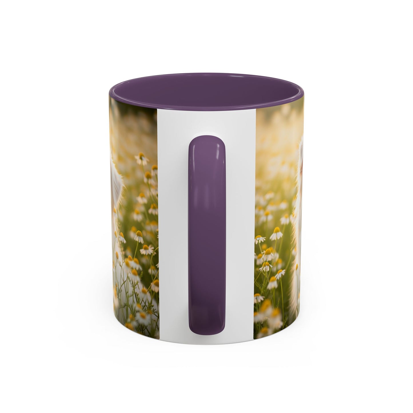 Russkaya Tsvetnaya Bolonka Accent Coffee Mug - Perfect Gift for Dog Lovers