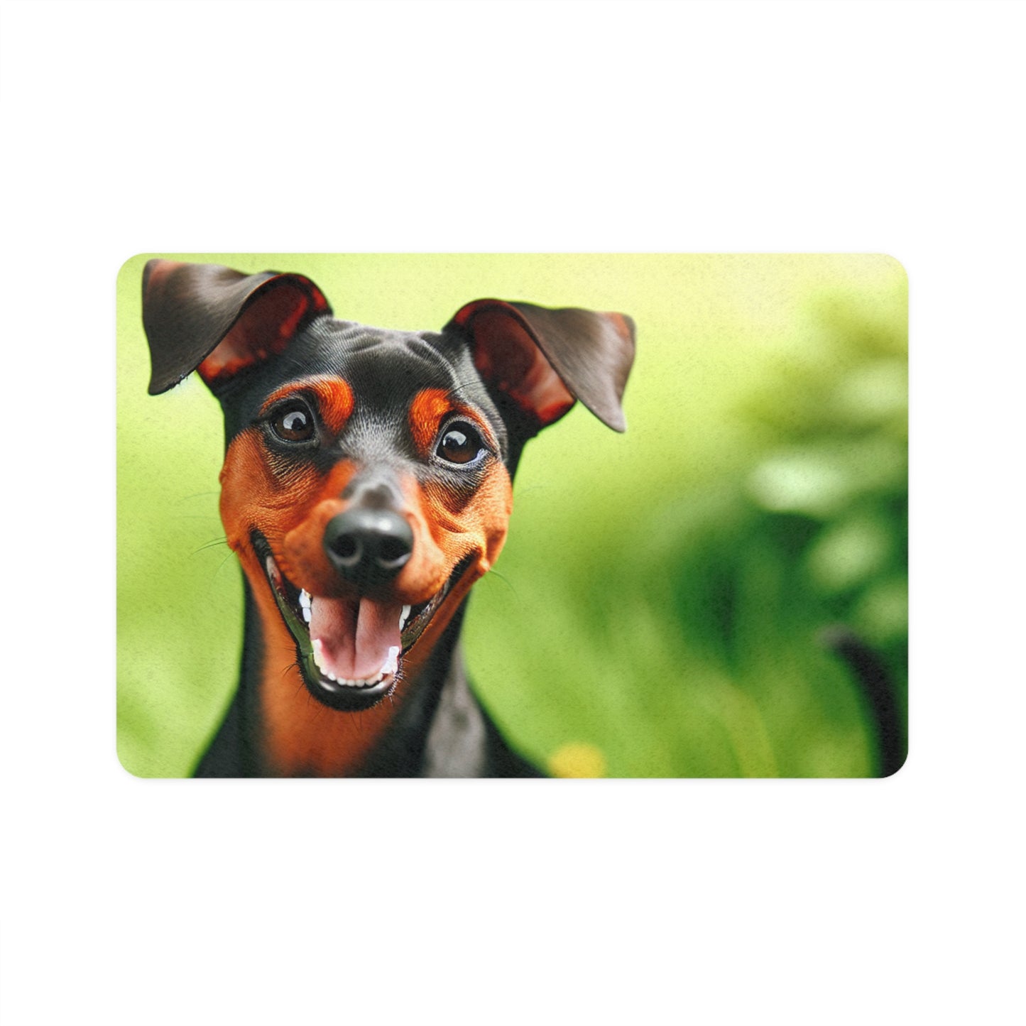 Pet Food Mat (12x18) - German Pinscher