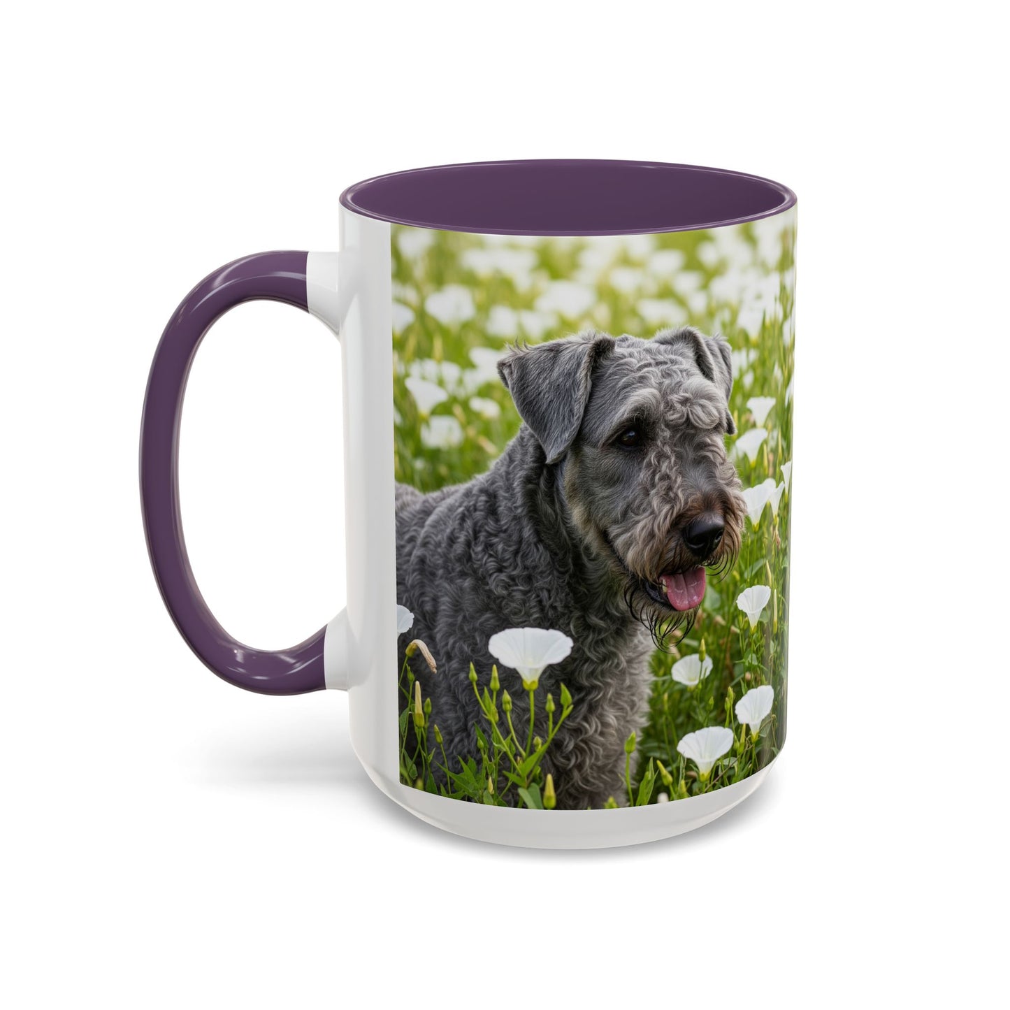 Taza de café con diseño de Kerry Blue Terrier: el regalo perfecto para los amantes de los perros.