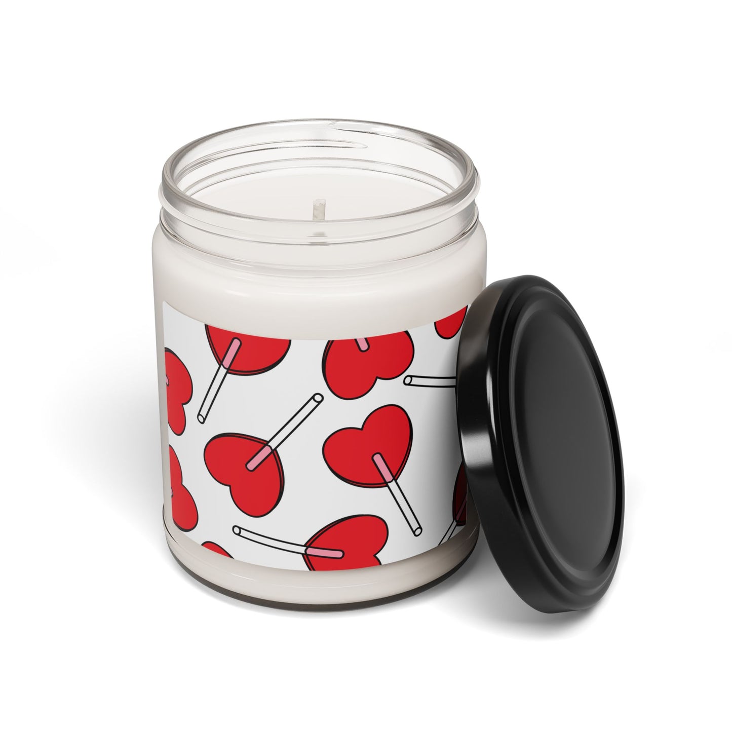 Heart Lollipop- Scented Soy Candle, 9oz