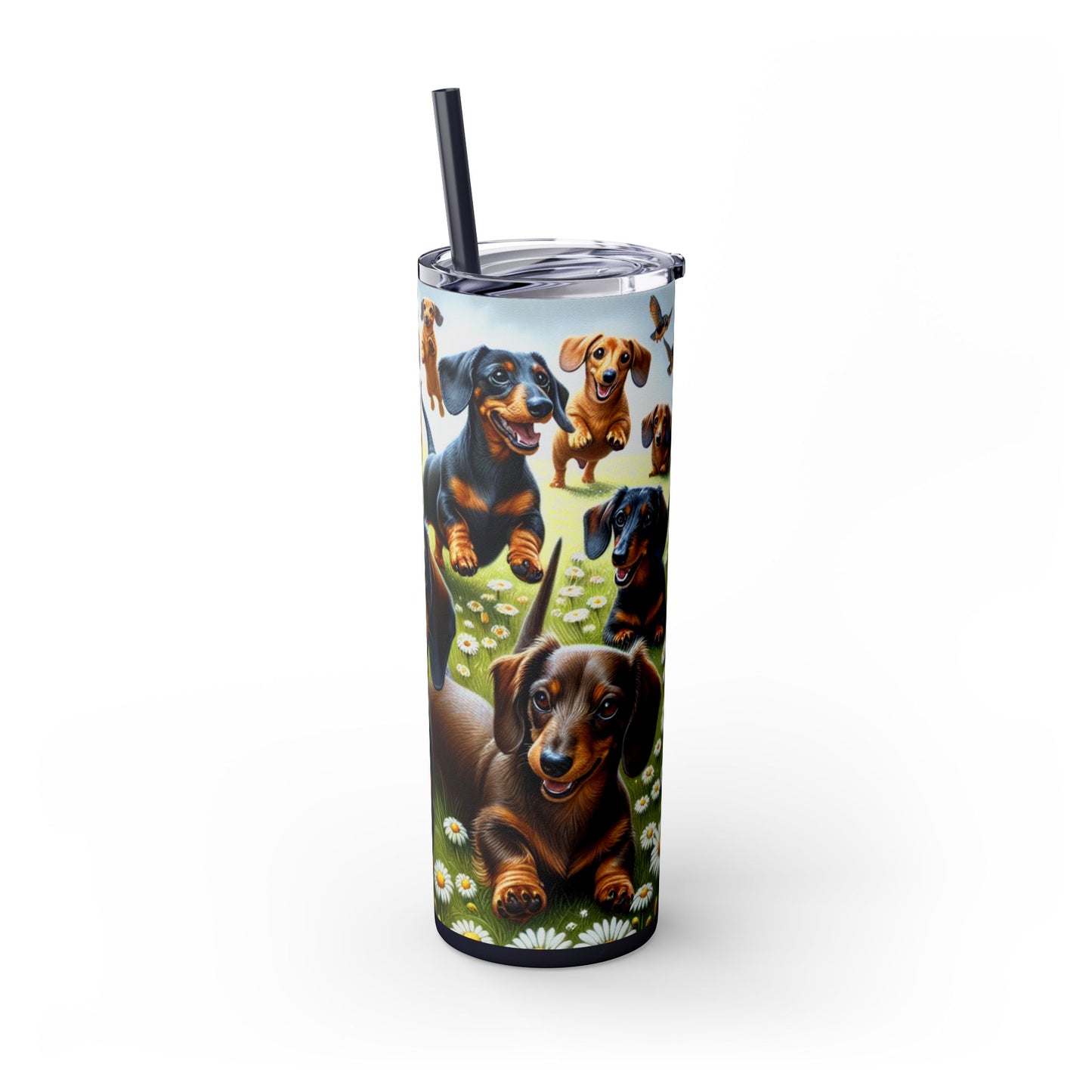 Dachshund with Straw, 20oz