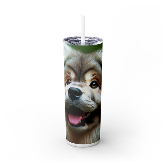 Tibetan Kyi Apso Tumbler with Straw, 20oz