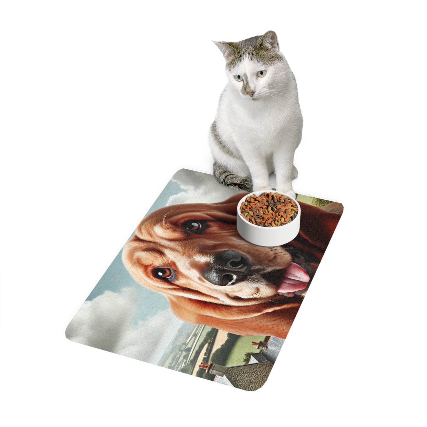 Pet Food Mat (12x18) - Basset Fauve de Bretagne