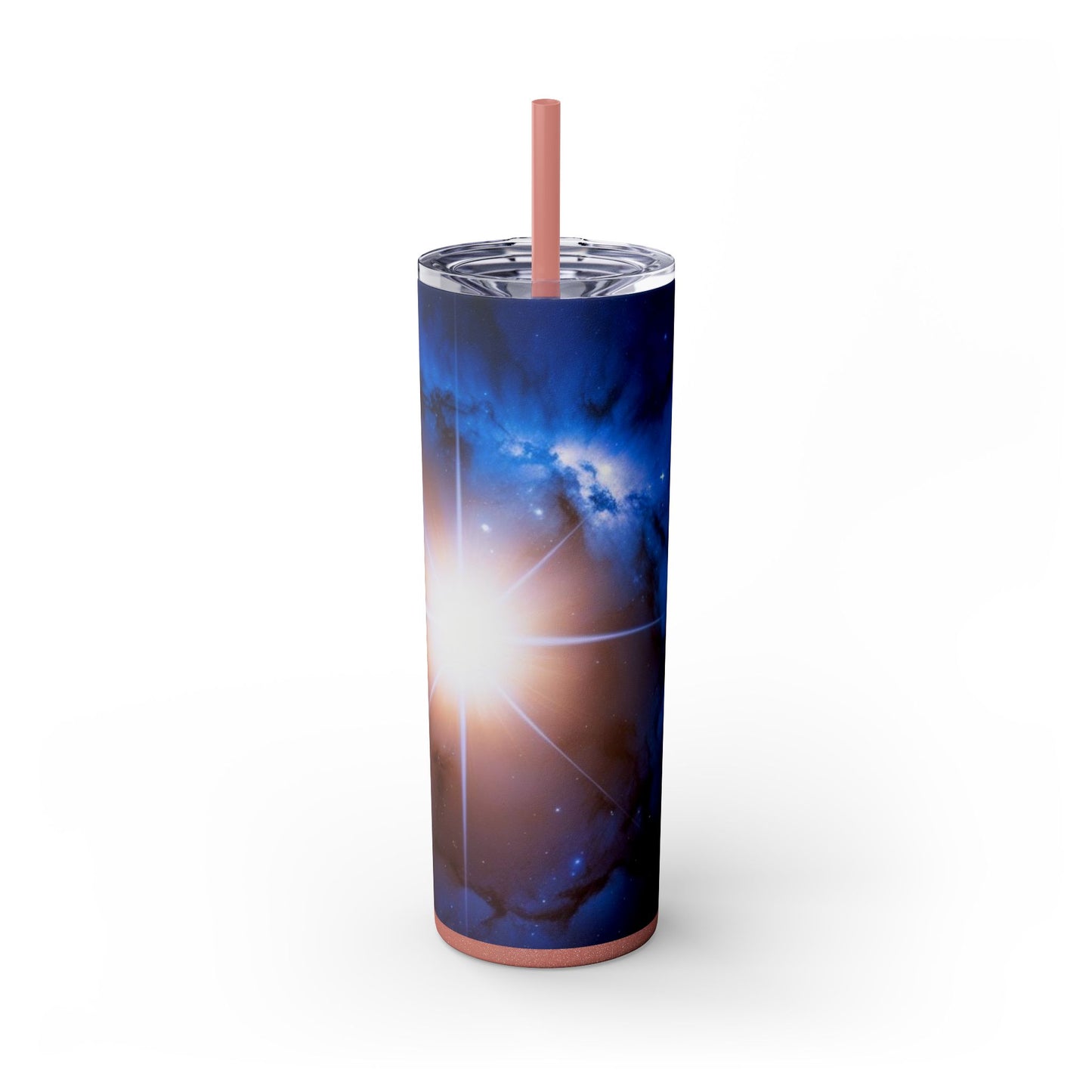 North Star Skinny Tumbler with Straw, 20oz