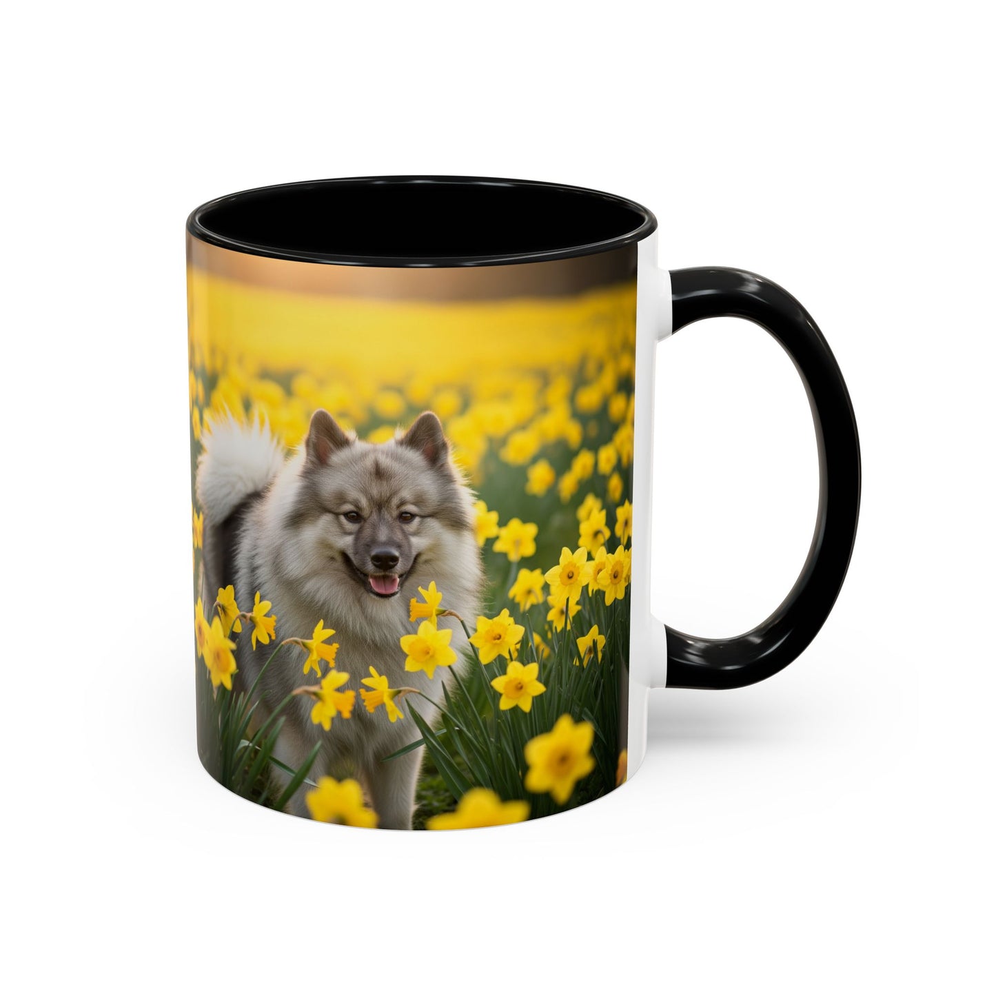 Taza con detalles de Keeshond: el regalo perfecto para los amantes de los perros
