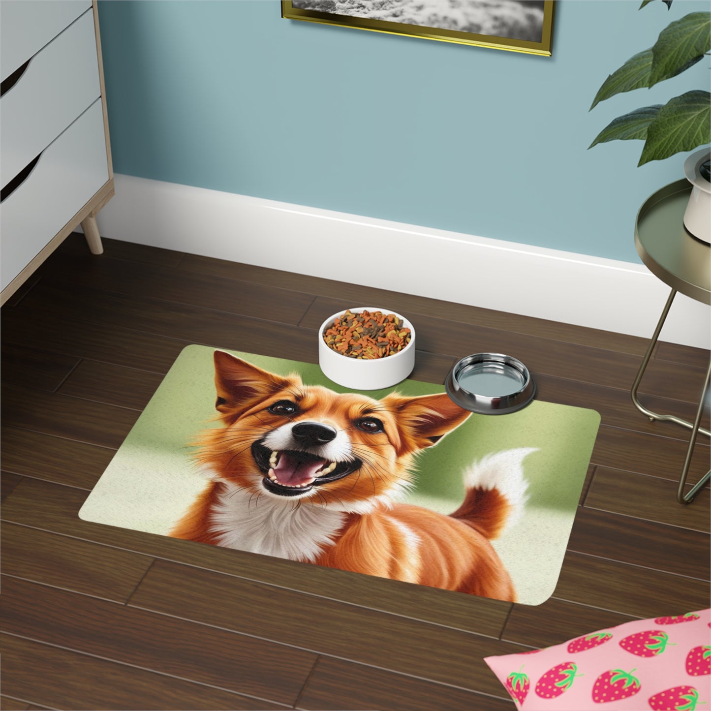 Pet Food Mat (12x18) - Fox Terrier