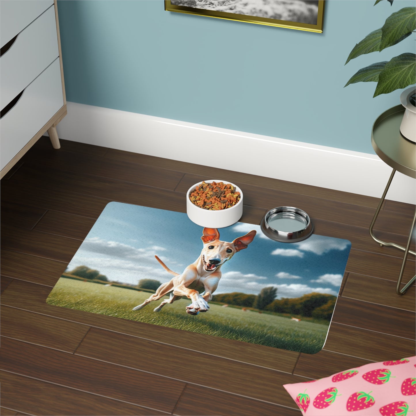 Pet Food Mat (12x18) - Ibizan Hound