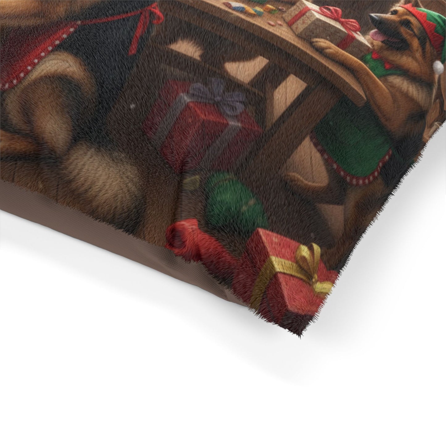 German Shepherd Holiday Workshop Pet Bed