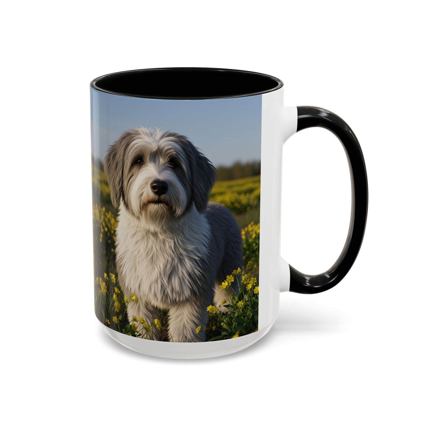 Taza de café con diseño de perro pastor polaco de las tierras bajas: el regalo perfecto para los amantes de los perros.