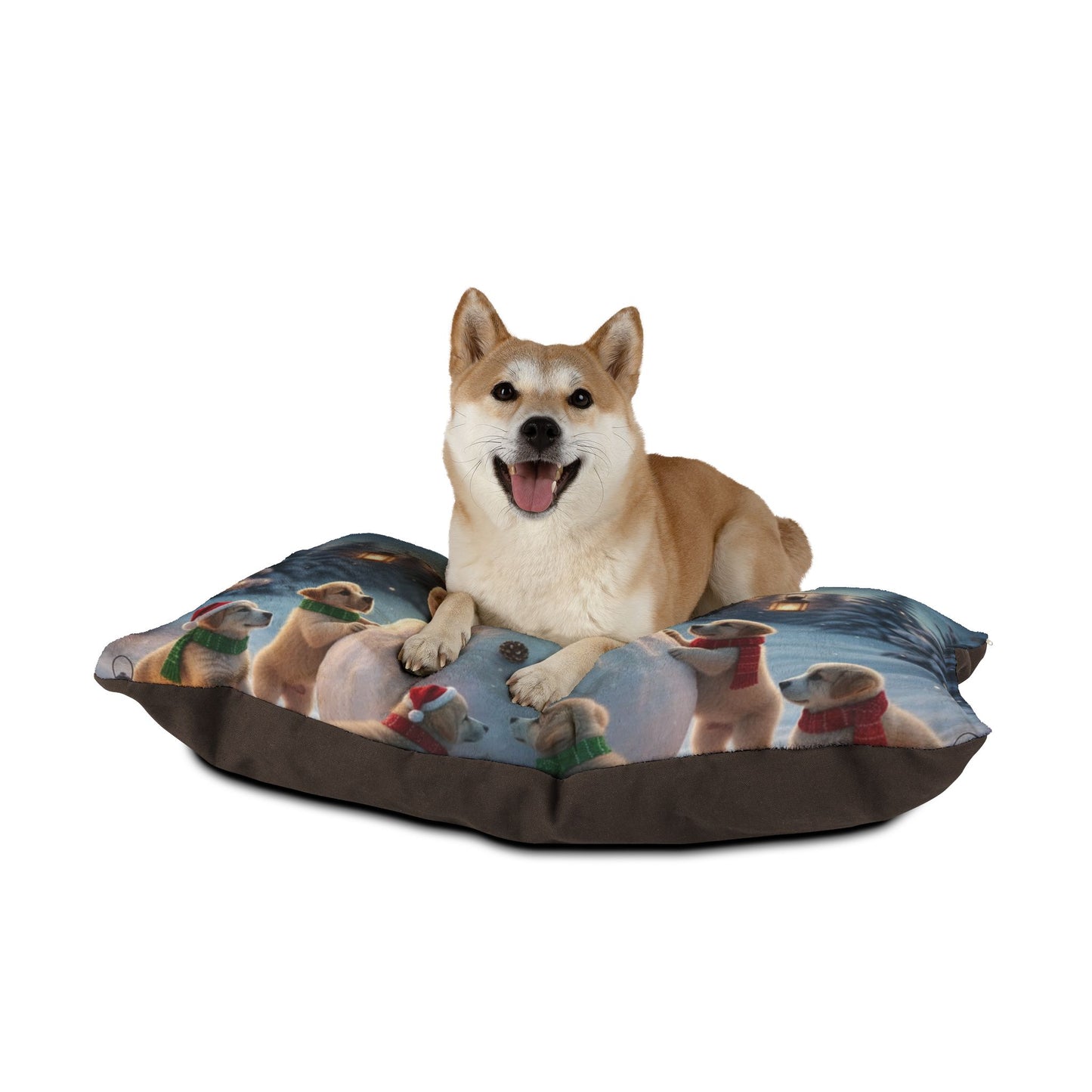 Holiday Snowman Dog Pet Bed