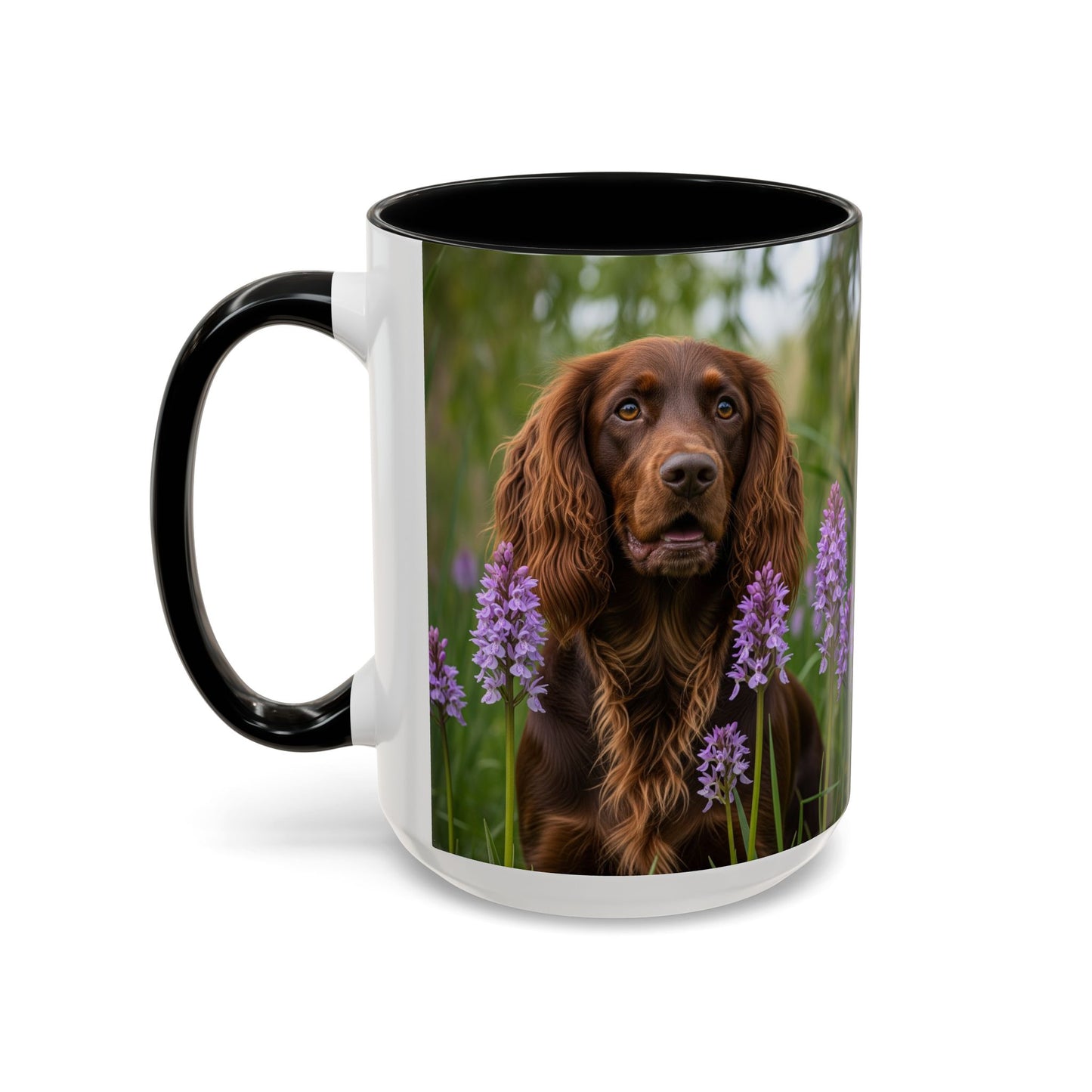 Mug à café à motif épagneul Pont-Audemer - Cadeau idéal pour les amoureux des chiens