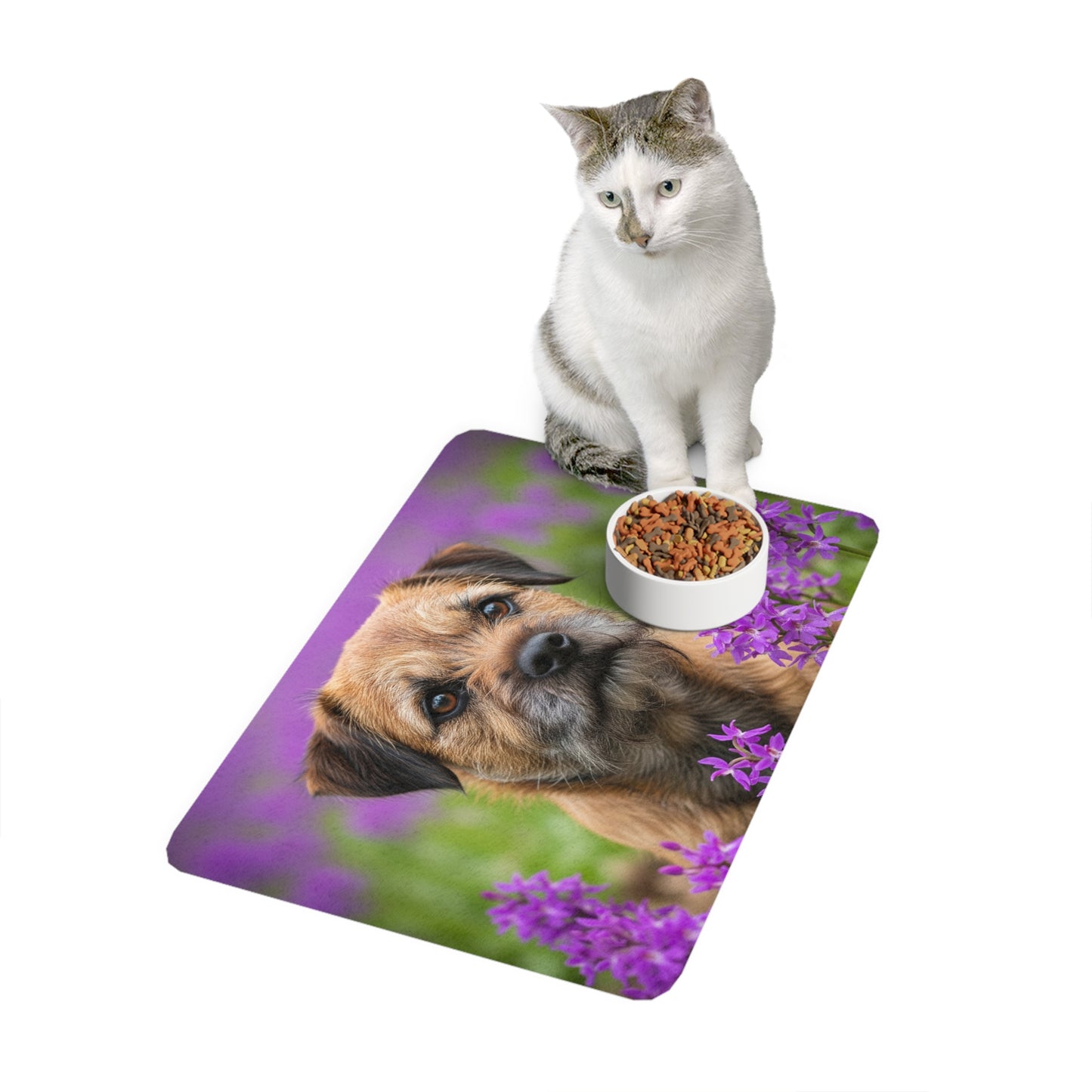 Pet Food Mat (12x18) - Border Terrier