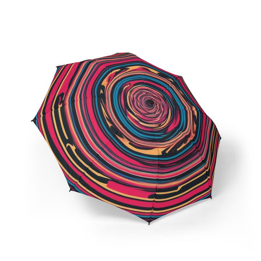 Optical Illusion Semi-Automatic Foldable Umbrella