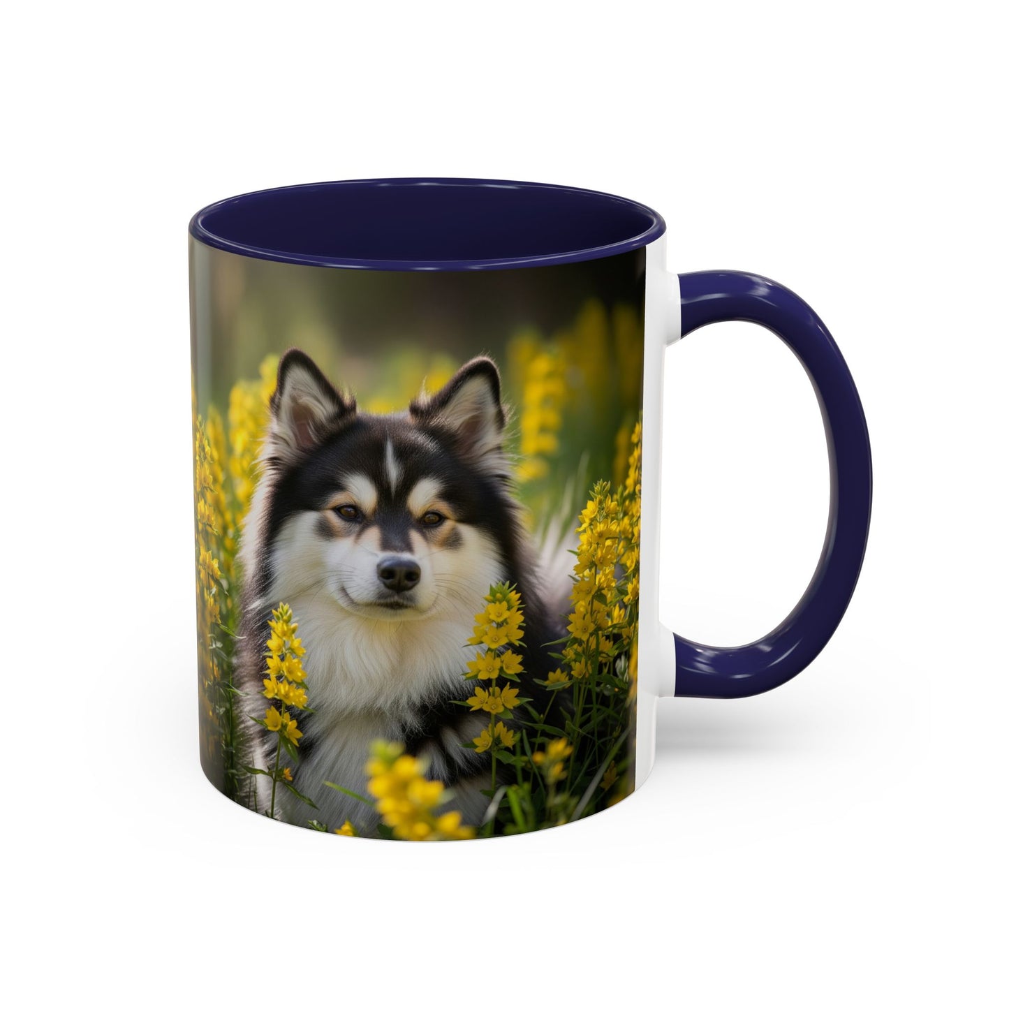 Taza con diseño de perro lapón sueco: el regalo perfecto para los amantes de los perros.