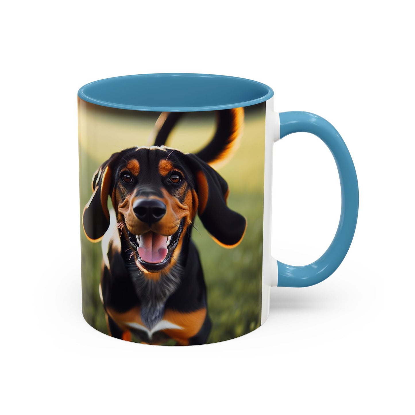 Black and Tan Coonhound Accent Coffee Mug - Perfect Gift for Dog Lovers